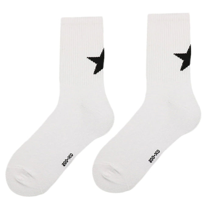 Star Girl Ribbed Socks