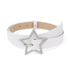 Star Rhinestone Buckle Belt