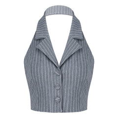 Baby Lies Halter Tailored Vest