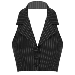 Baby Lies Halter Tailored Vest