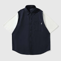 Two-Tone Casual Shirt