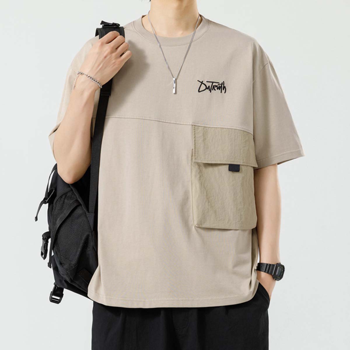 Trendy Utility Pocket Tee