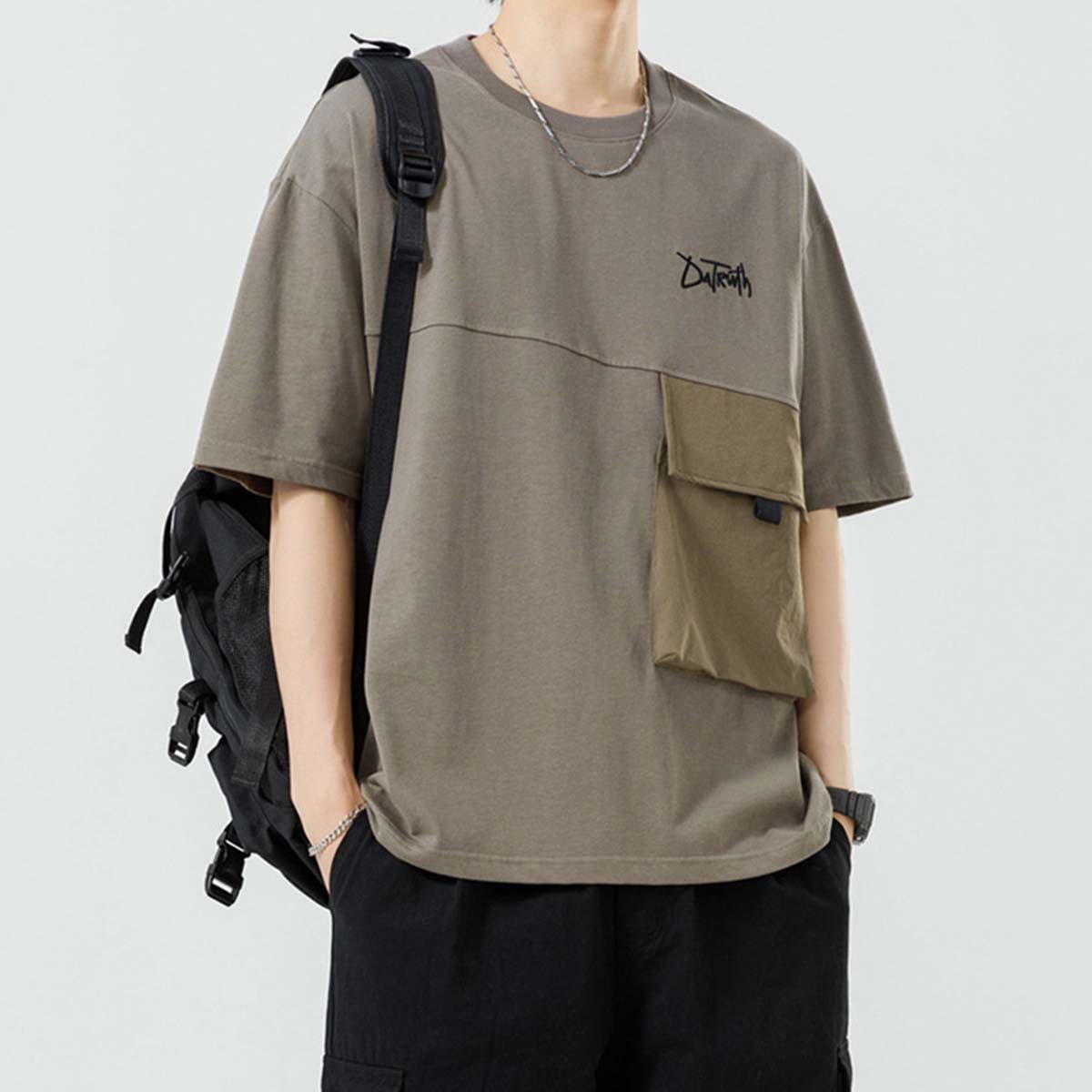 Trendy Utility Pocket Tee