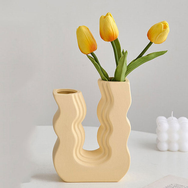 Danish Pastel Wave Flower Vase