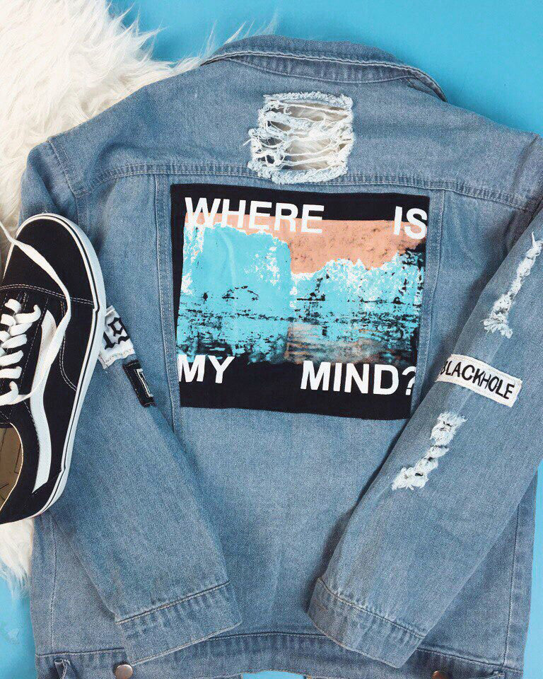 "Where is my mind" Denim Jacket