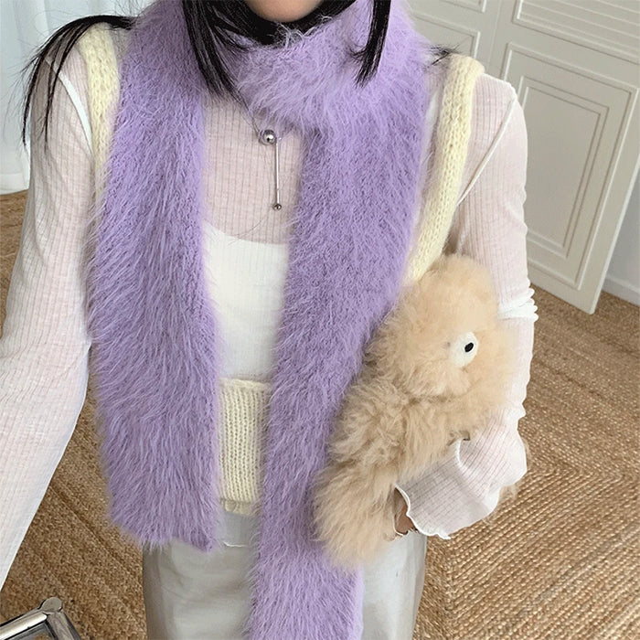 2000's Popstar Fuzzy Scarf