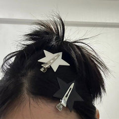 Y2K Star Hair Clips Set